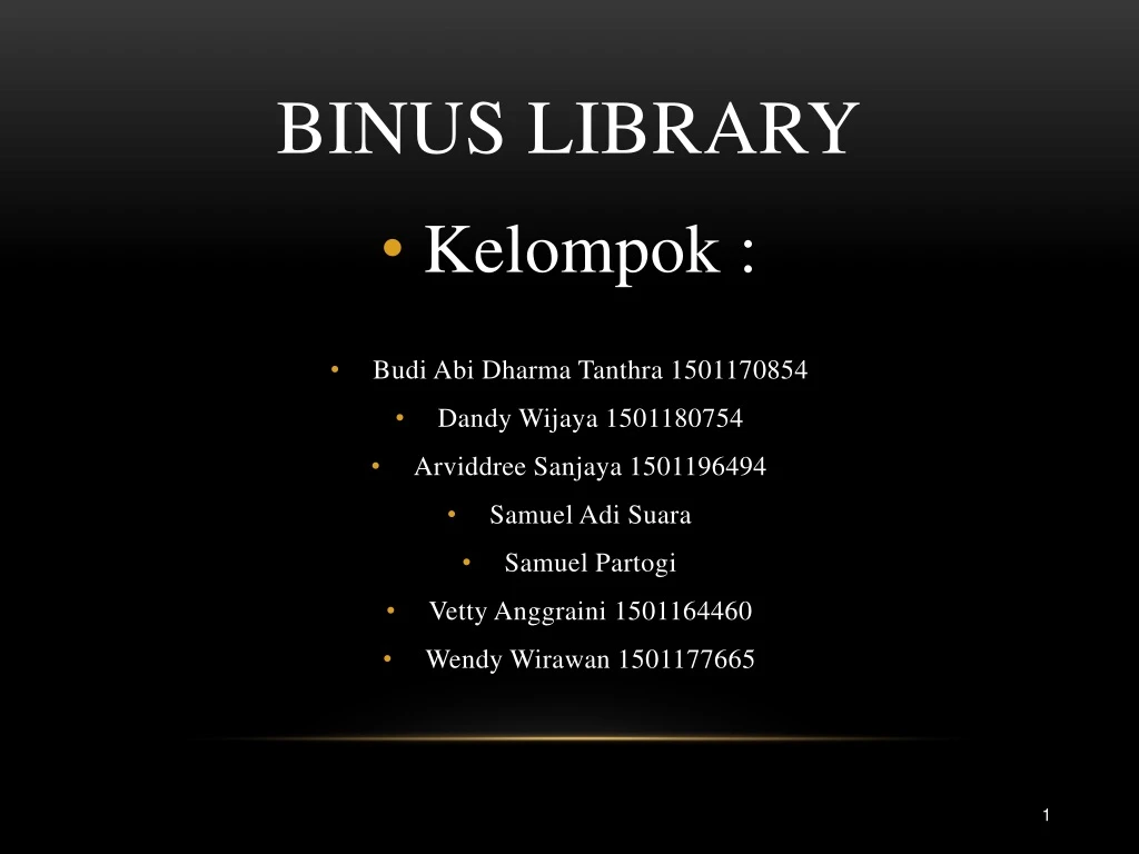 thesis binus library