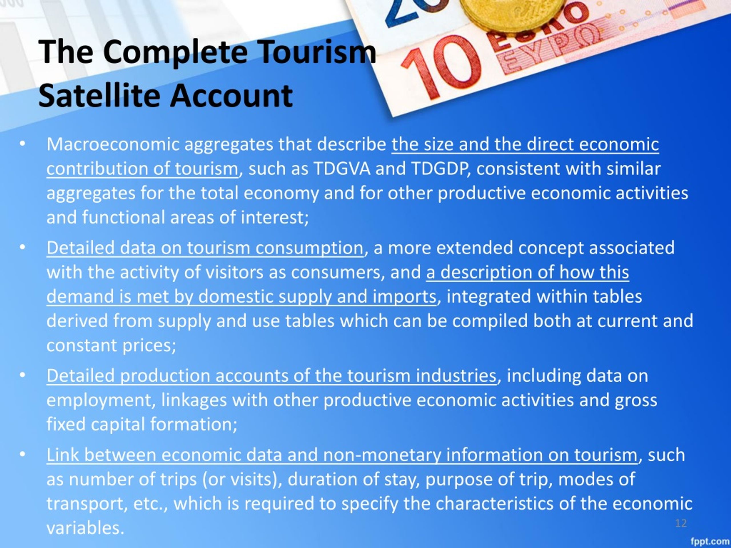importance of tourism satellite account