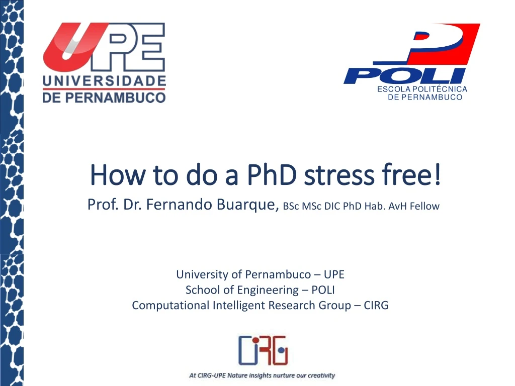 phd without stress