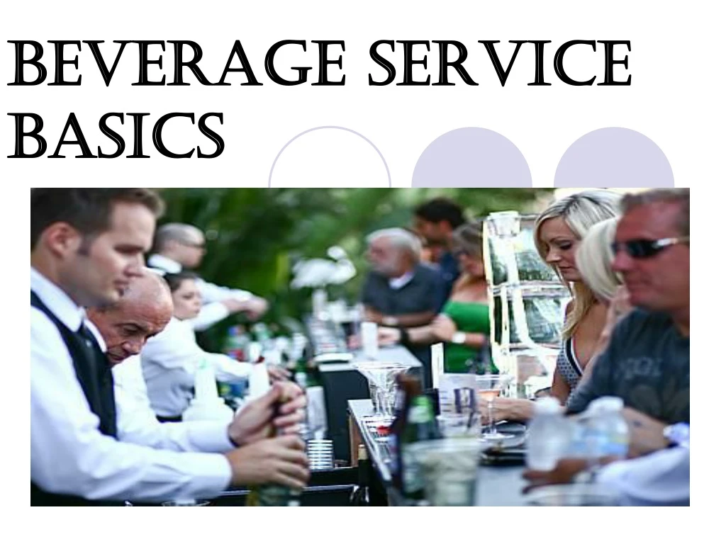 beverage service basics n.