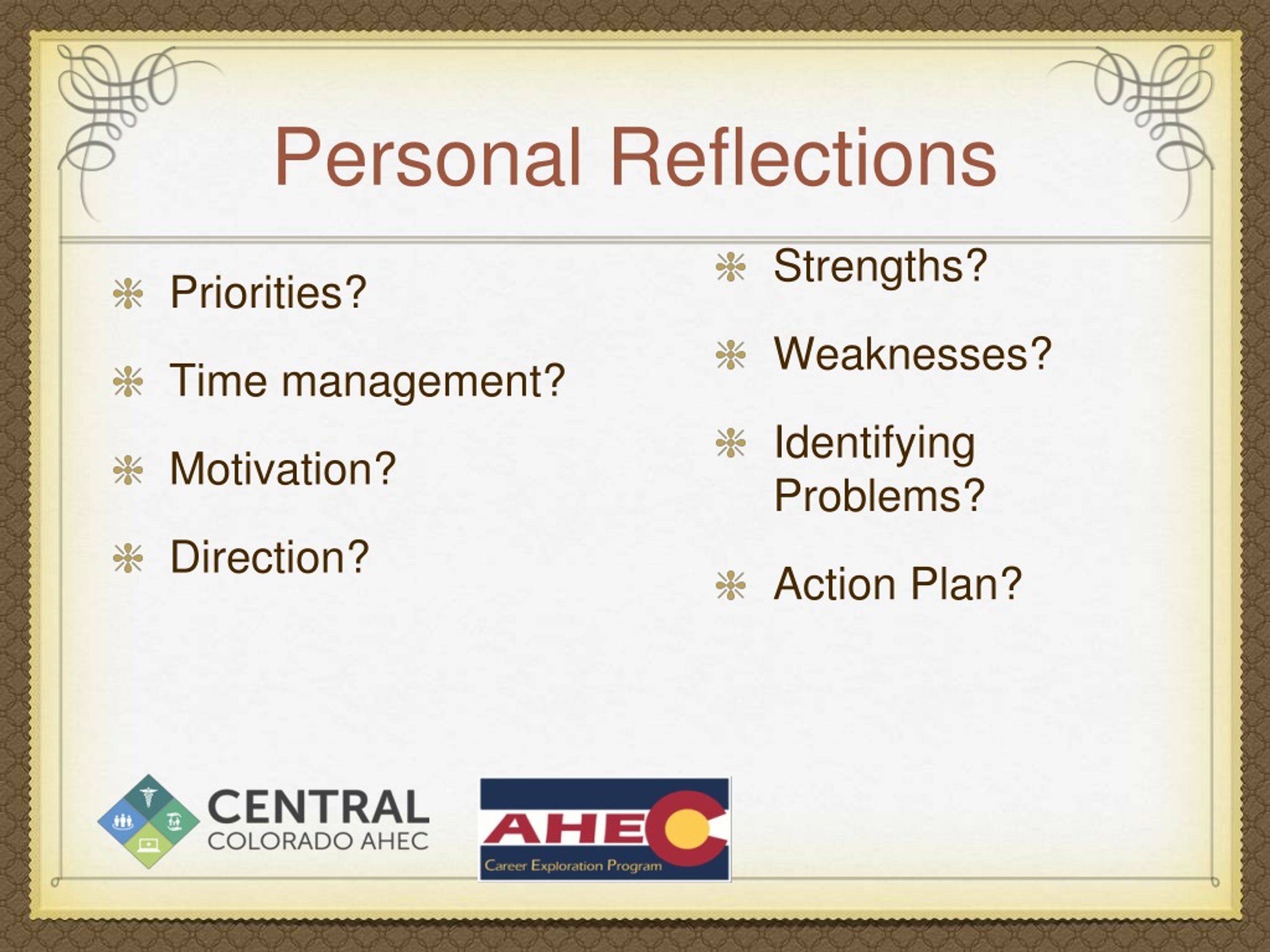 tpges self reflection examples