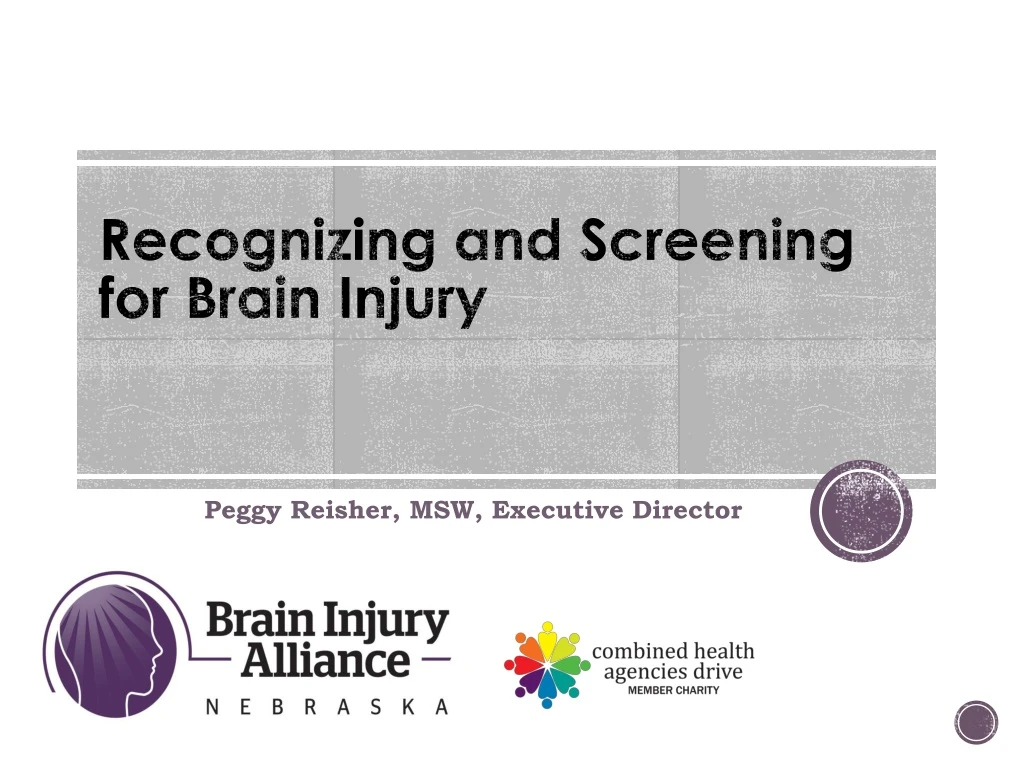 PPT - Recognizing and Screening for Brain Injury PowerPoint ...