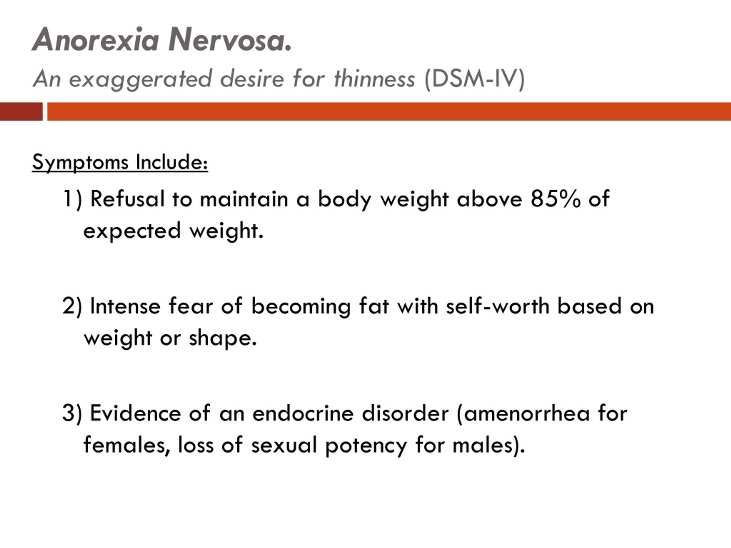 case study about anorexia nervosa