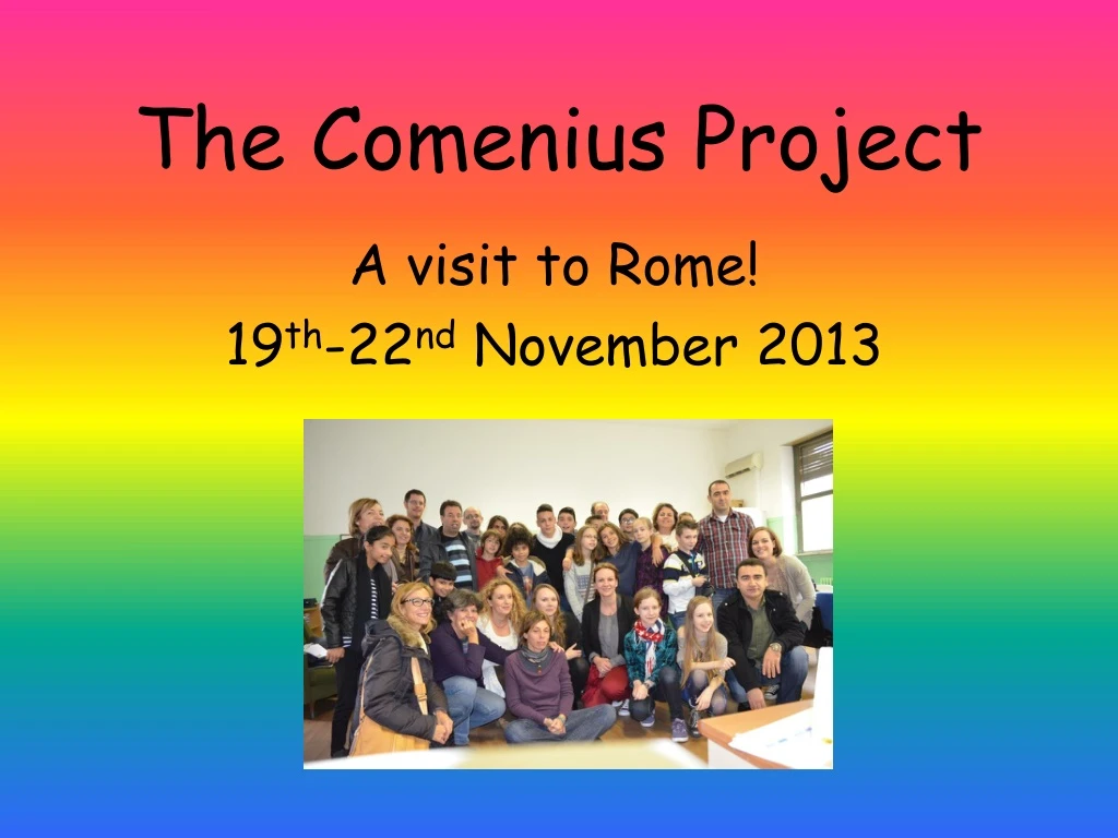 the comenius project n.