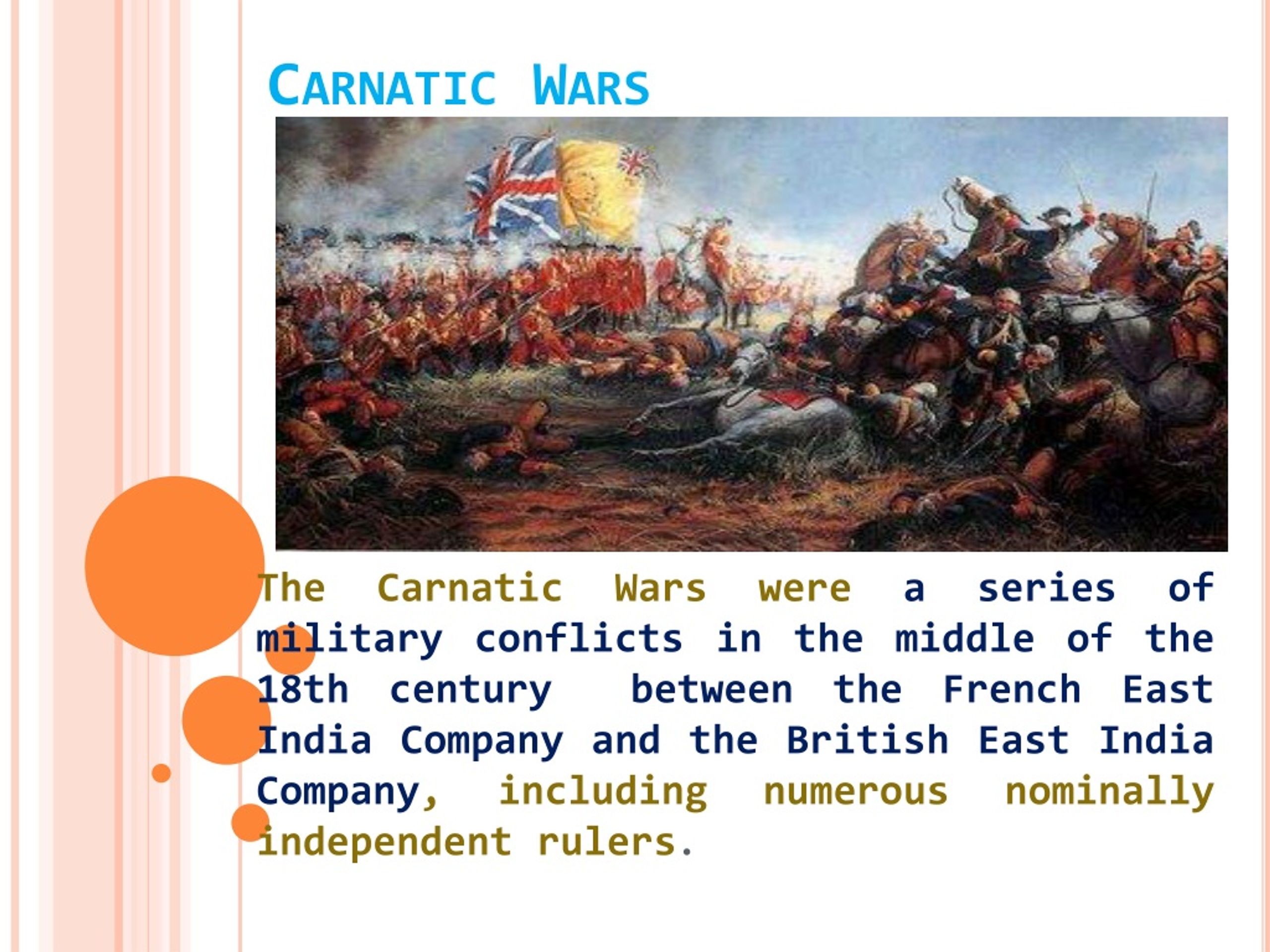 write an essay on second carnatic war