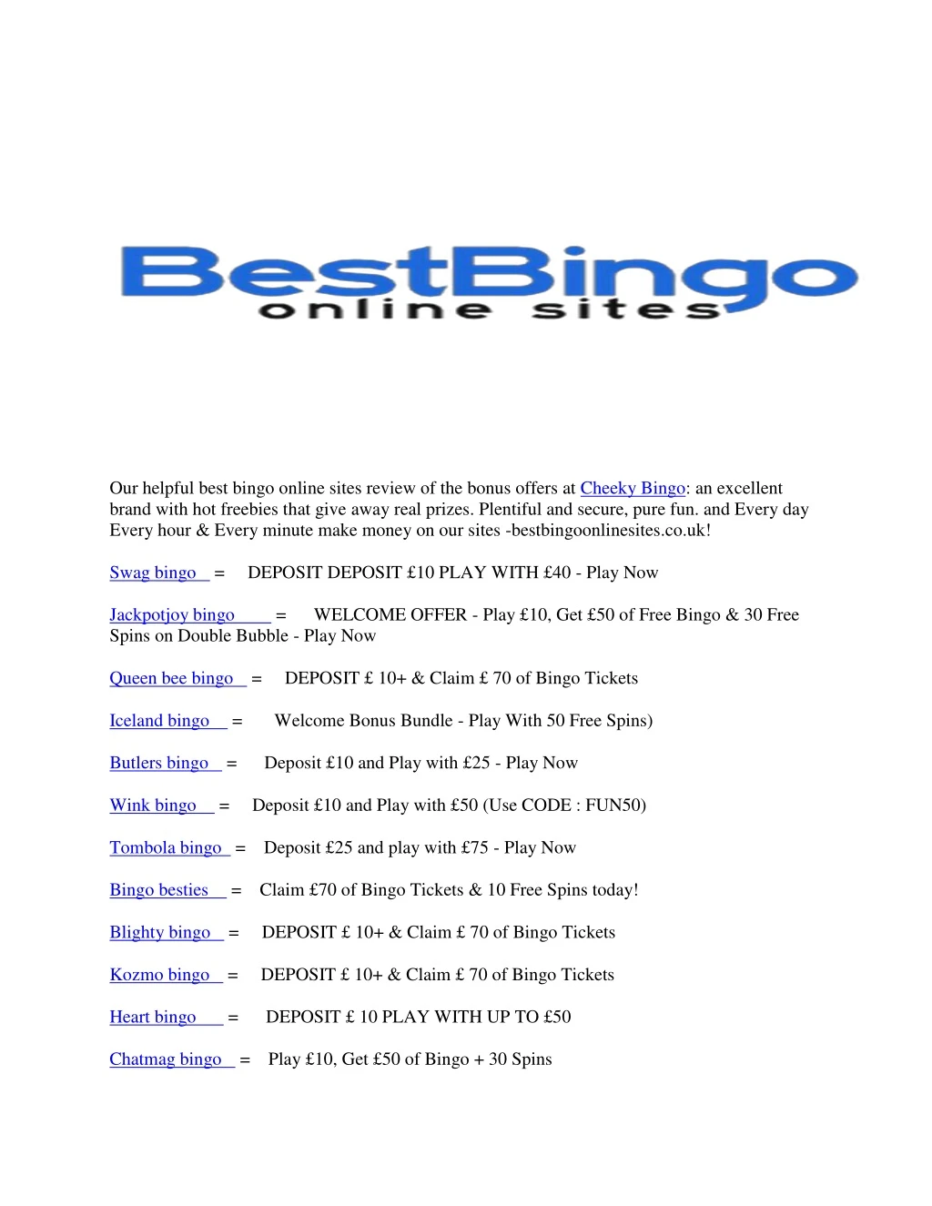 our helpful best bingo online sites review n.