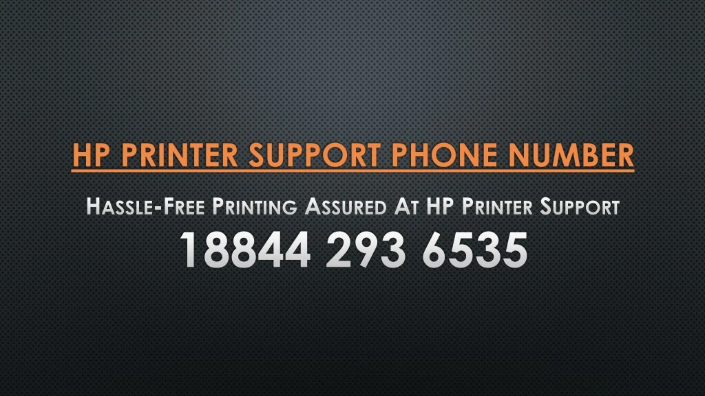 hp printer support phone number n.