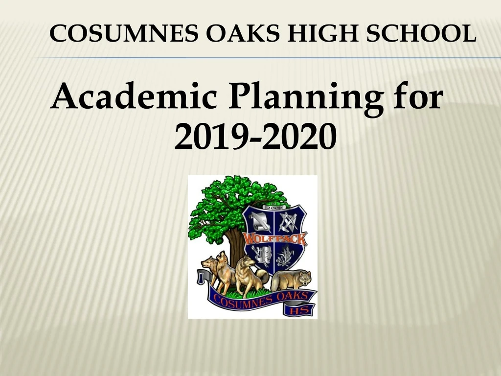 PPT - Cosumnes Oaks High School PowerPoint Presentation, free download ...