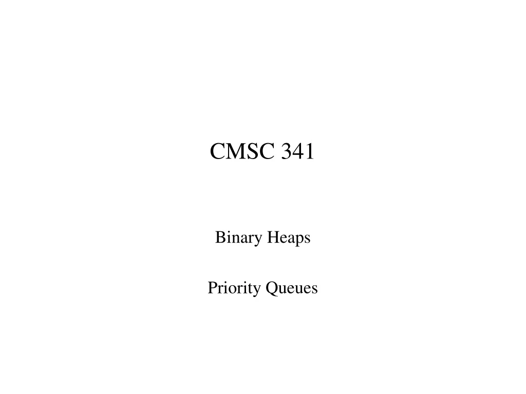 cmsc 341 n.