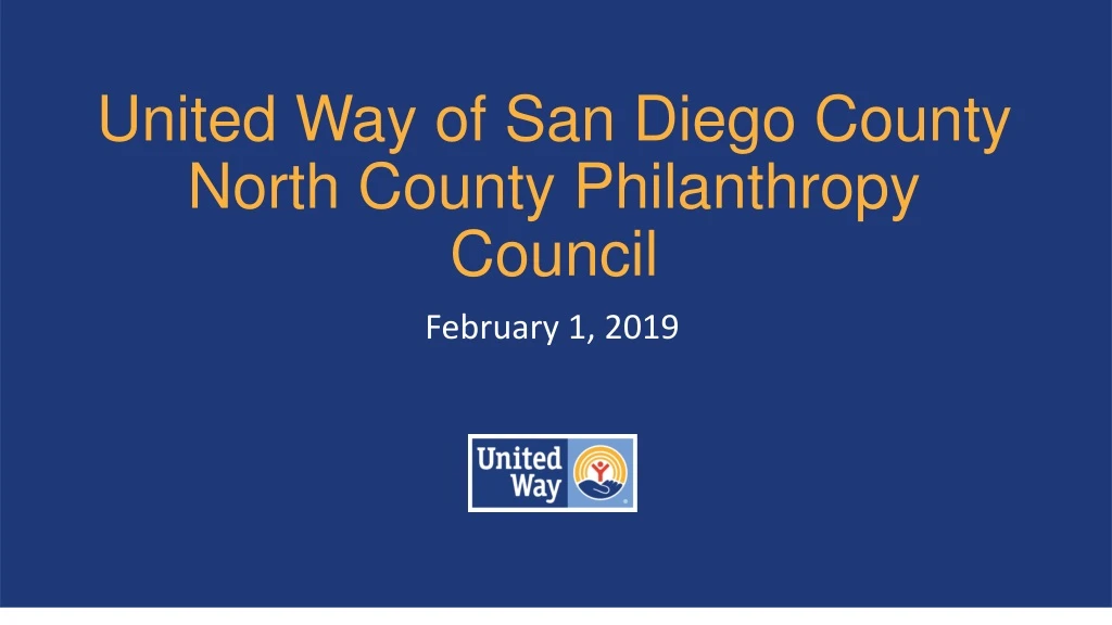 united way of san diego county north county philanthropy council n.