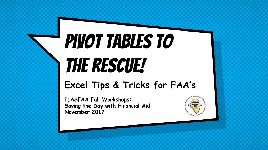 pivot tables to the rescue n.