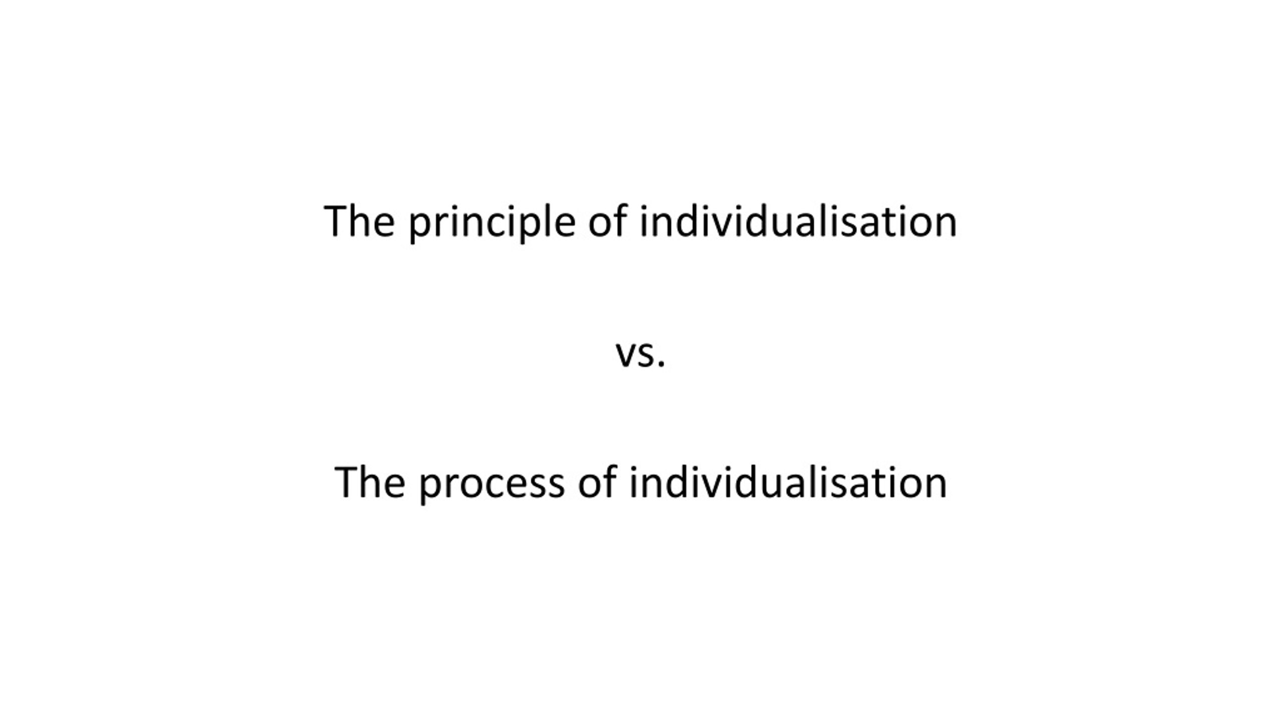 individualisation thesis sociology