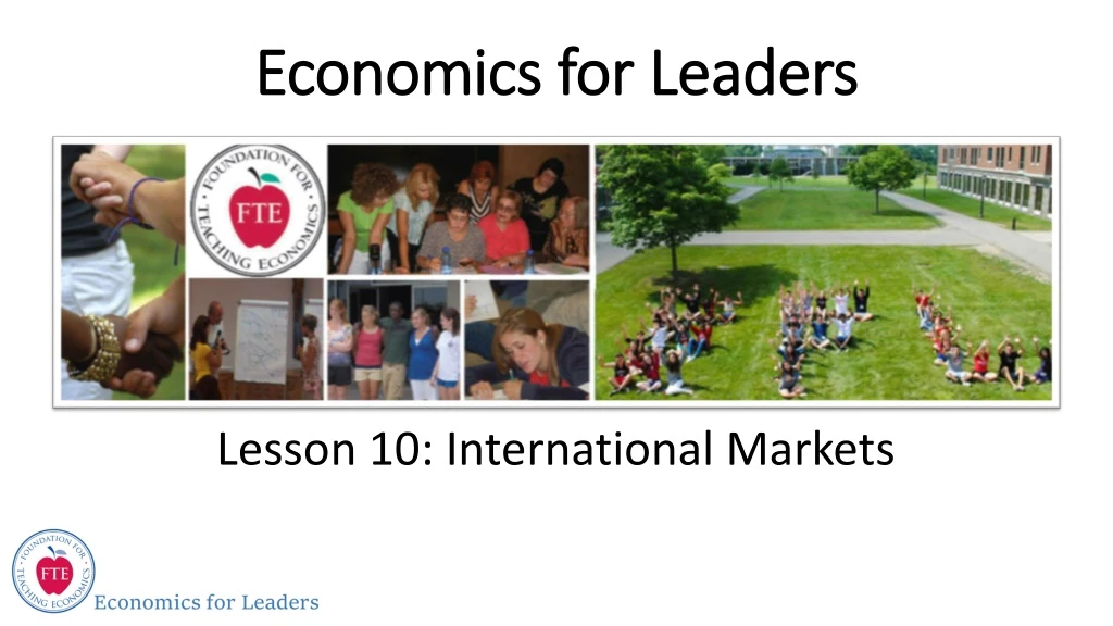 economics for leaders n.