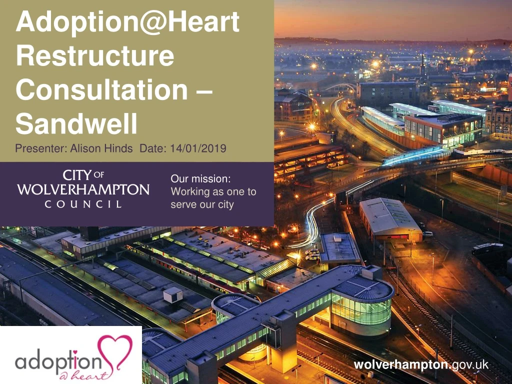 adoption@heart restructure consultation sandwell n.