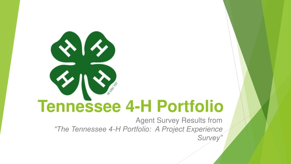 PPT - Tennessee 4-H Portfolio PowerPoint Presentation, free download ...
