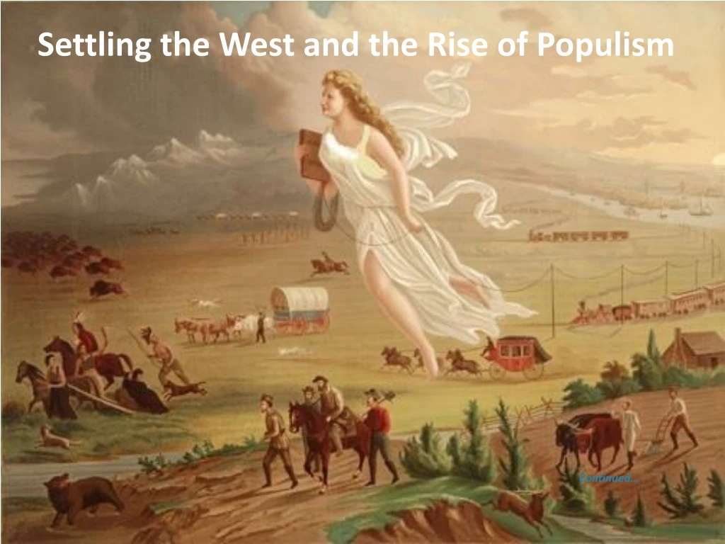 settling the west and the rise of populism n.
