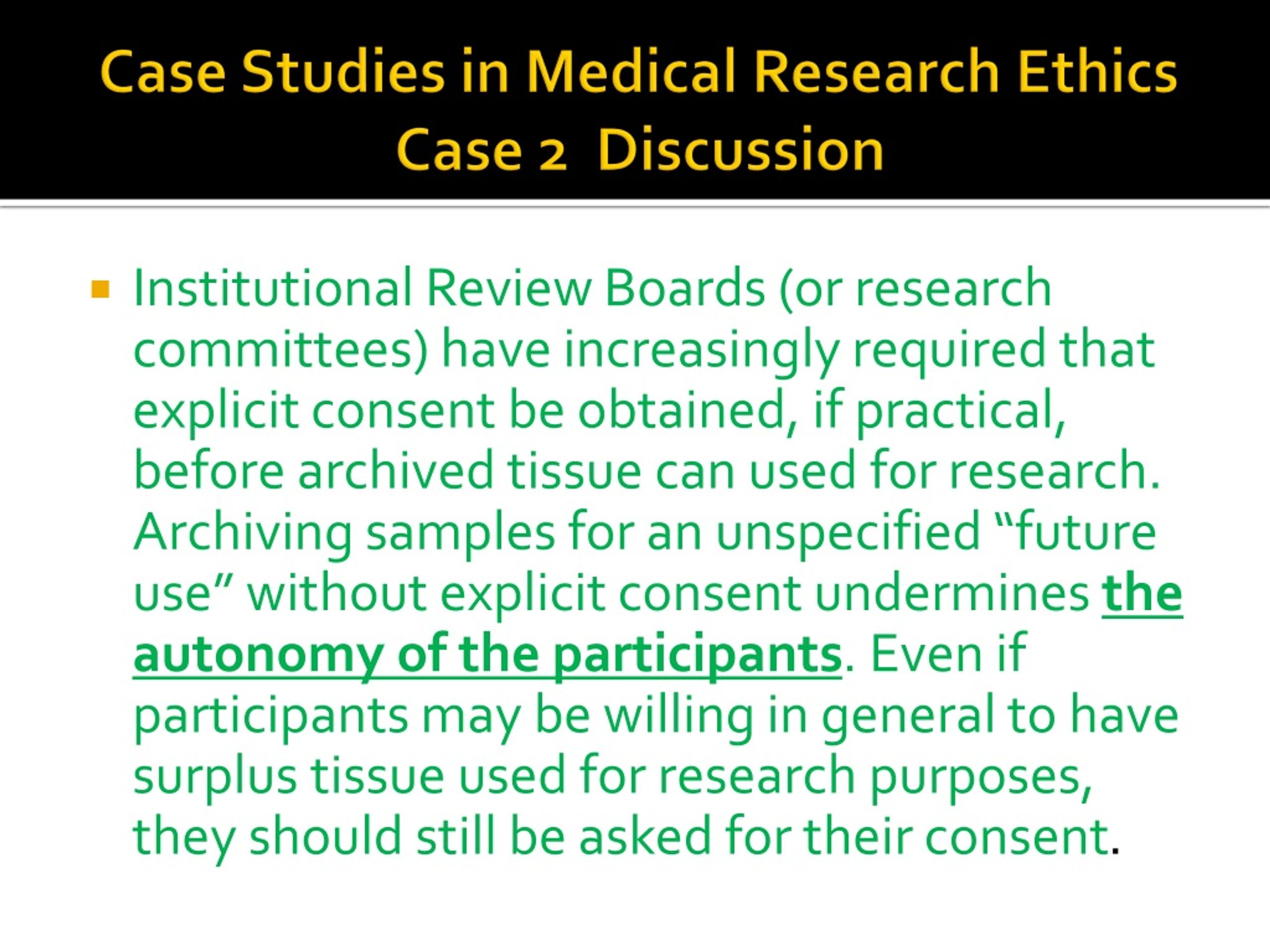 medical research ethics case studies