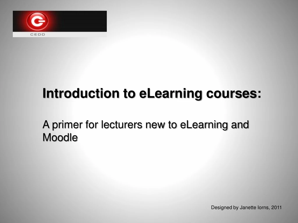 PPT Introduction to eLearning courses PowerPoint Presentation, free