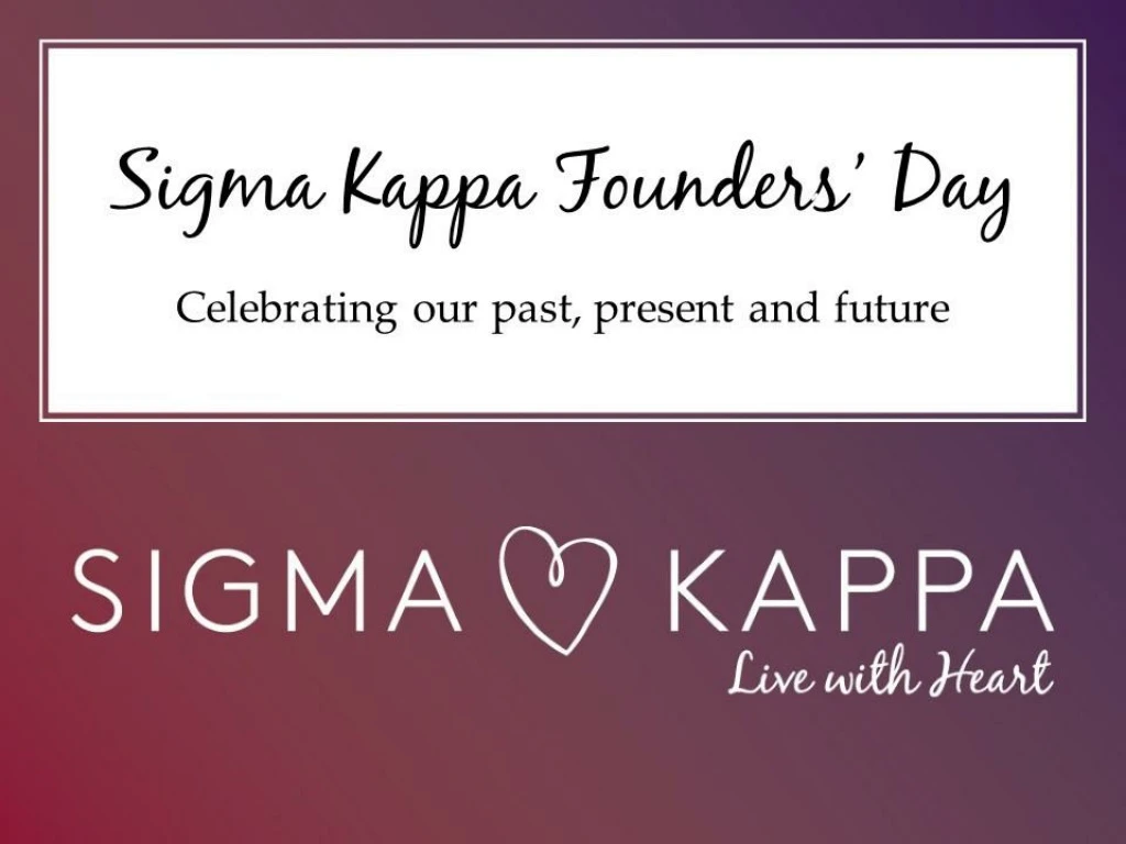 sigma kappa founders day n.