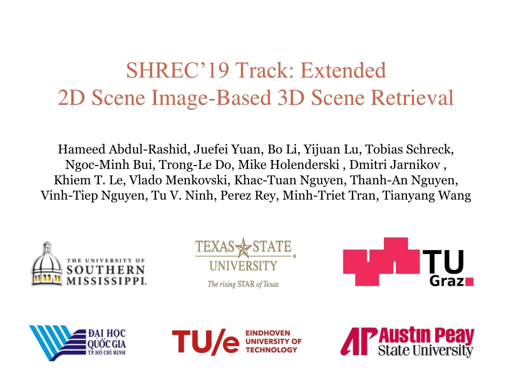 shrec 19 track extended 2d scene image based n.
