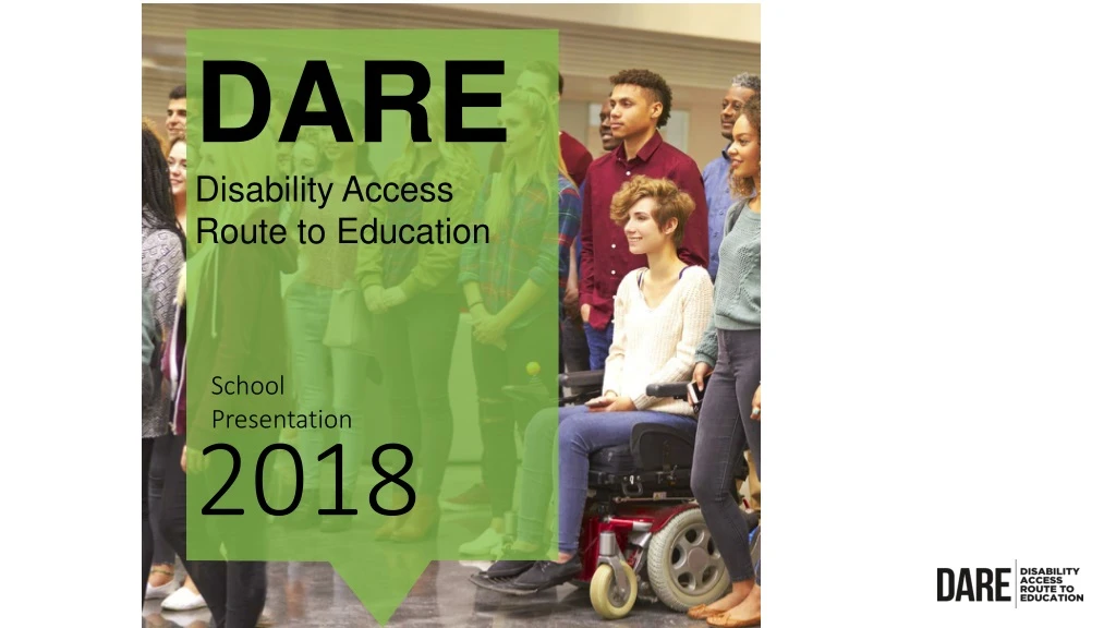 Ppt Dare Disability Access Route To Education 2018 Powerpoint Presentation Id8886849 9665