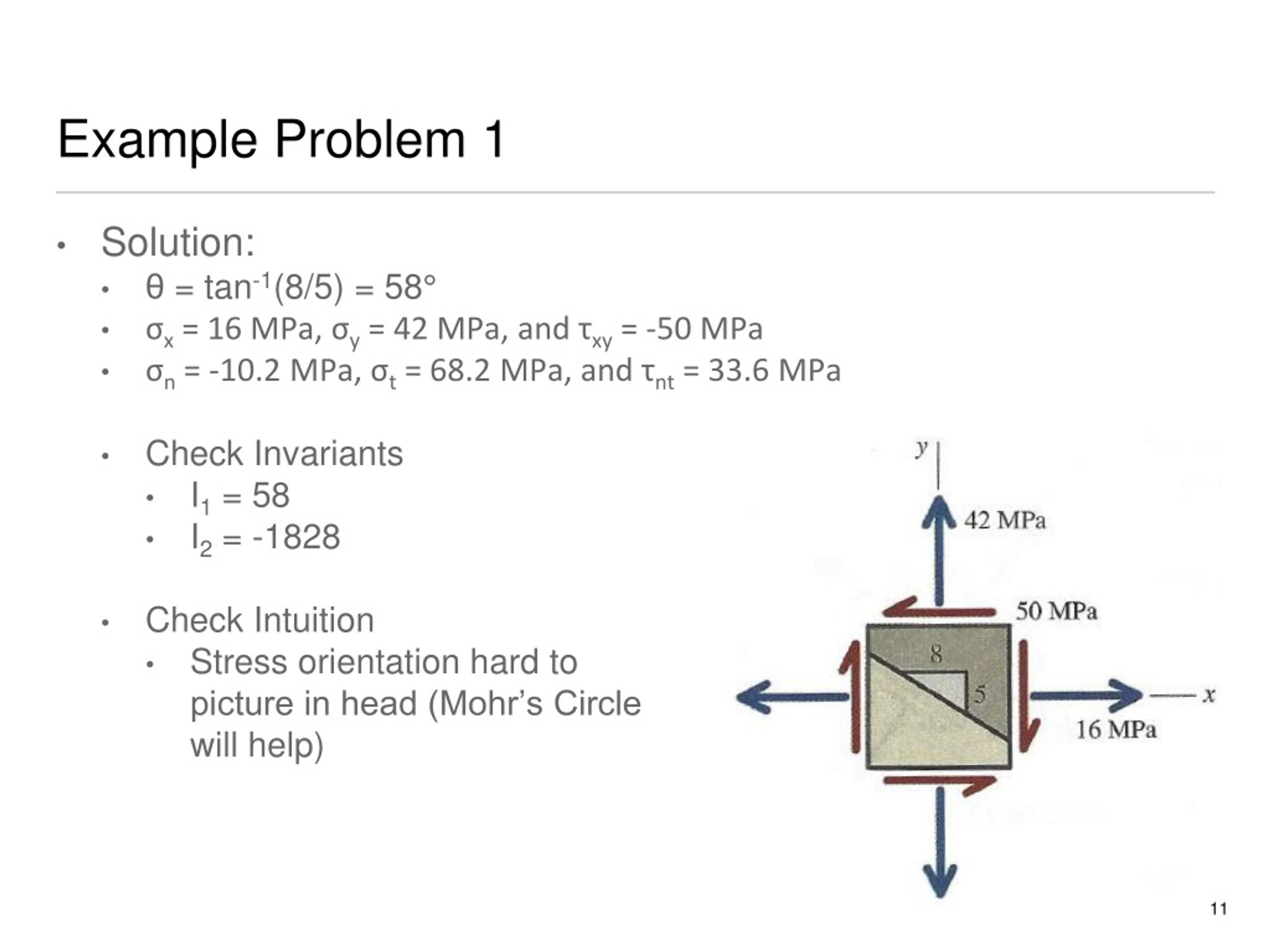 PPT - Mechanics Of Materials Engr 350 - Lecture 1 6 - General Equations ...