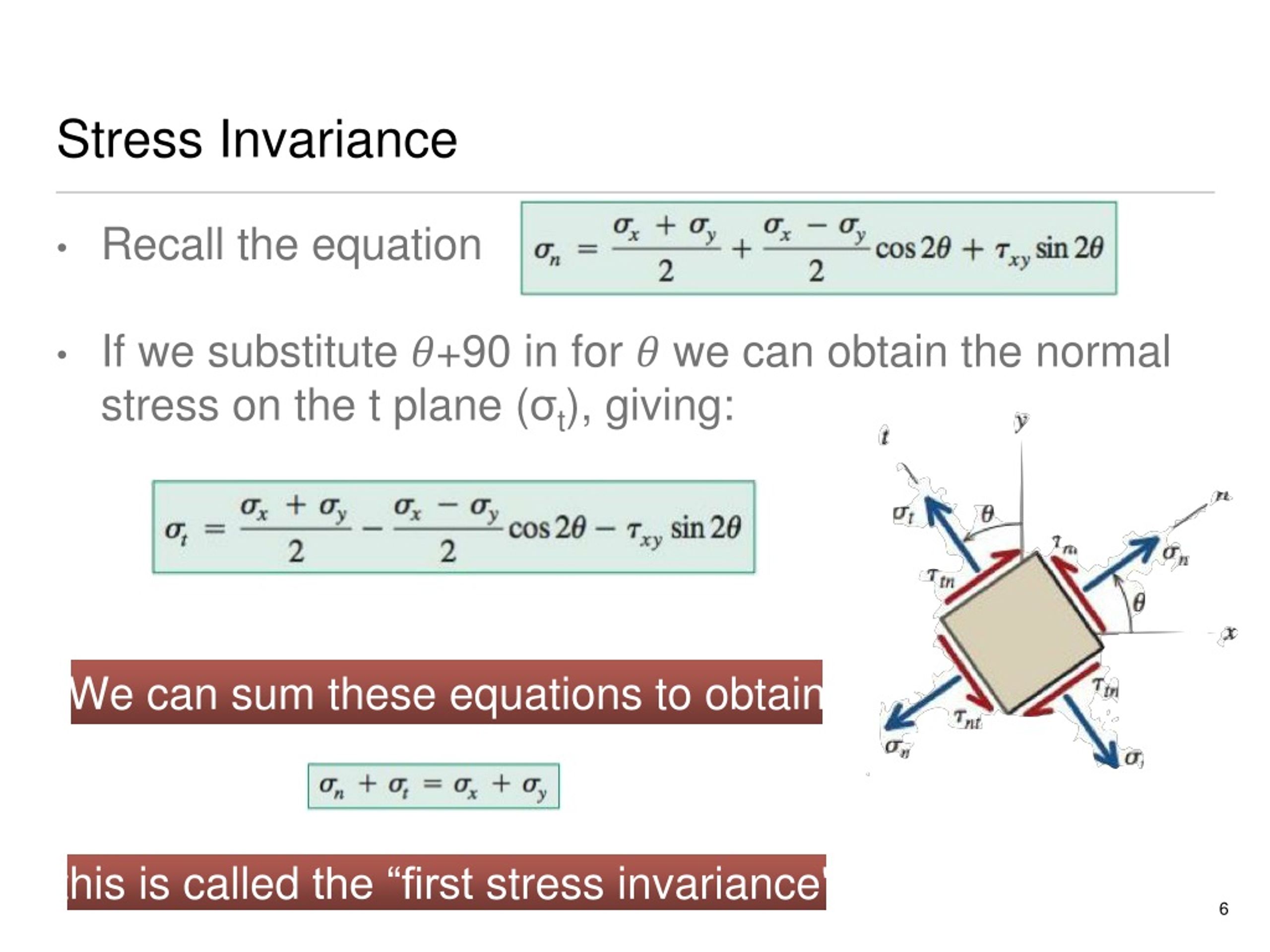 PPT - Mechanics Of Materials Engr 350 - Lecture 1 6 - General Equations ...