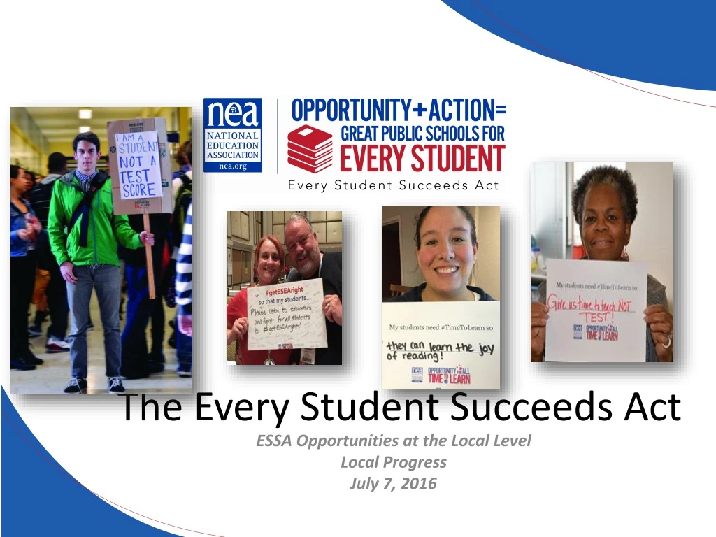 PPT The Every Student Succeeds Act PowerPoint Presentation, free download ID8889396