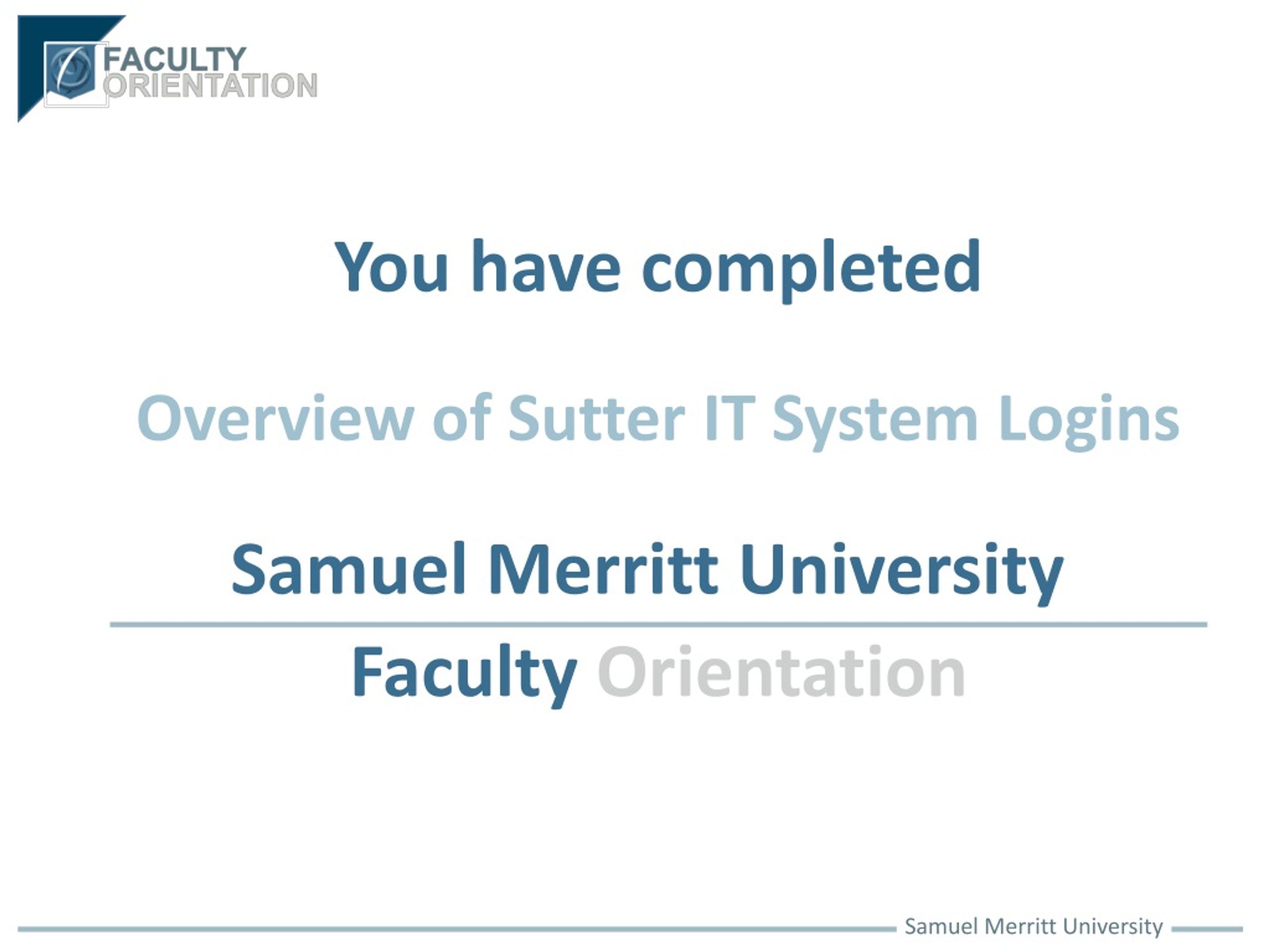 PPT - Overview of Sutter IT System Logins PowerPoint Presentation, free ...