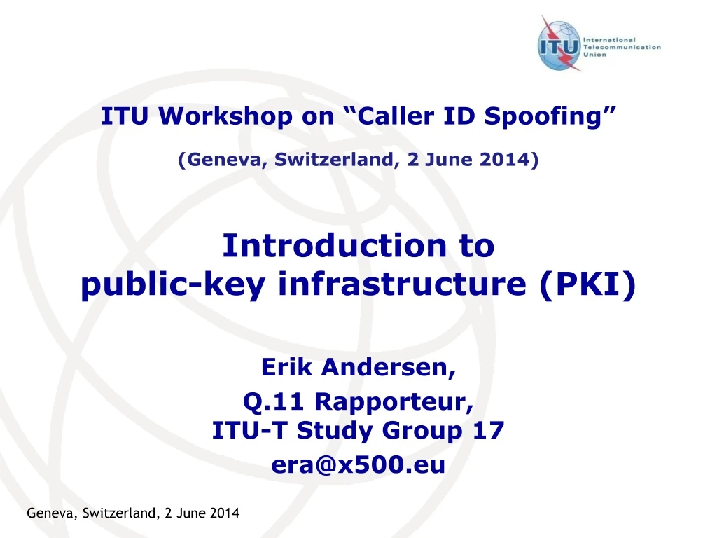 PPT - Introduction To Public-key Infrastructure (PKI) PowerPoint ...