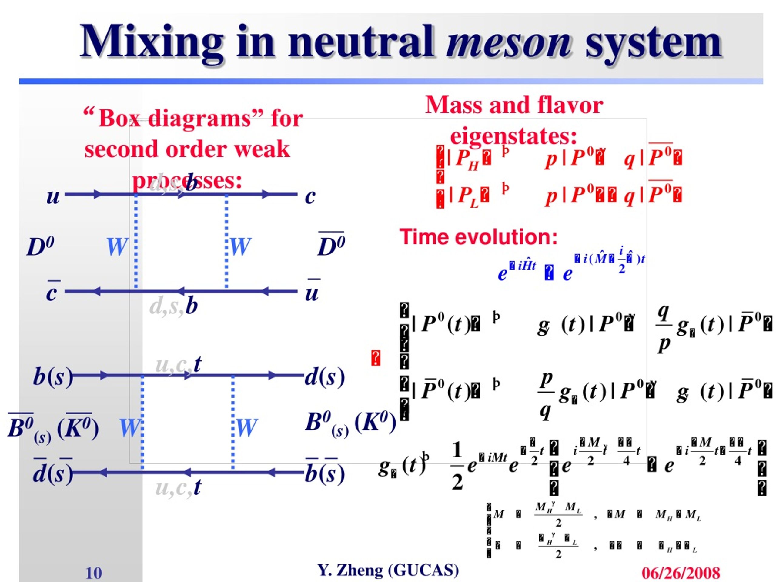 PPT - Mixing And CP Violation In Neutral D Meson System PowerPoint ...