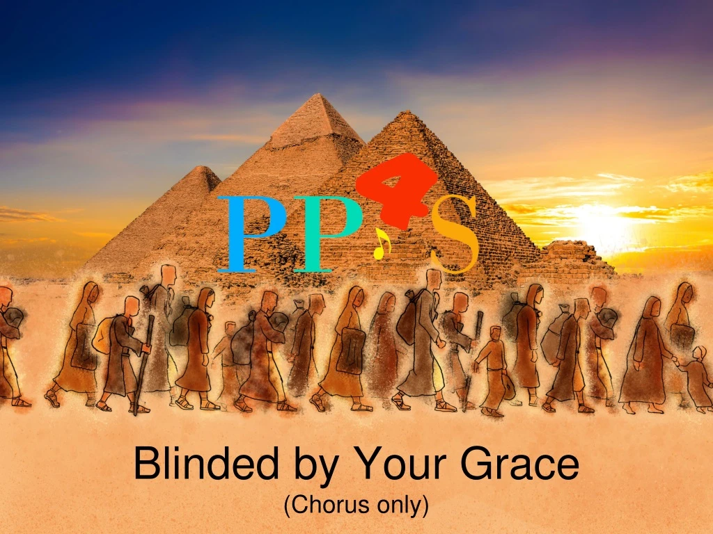 blinded by your grace chorus only n.