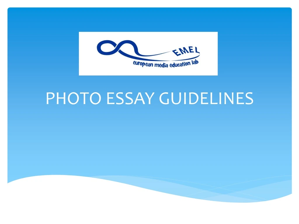 ijo photo essay guidelines