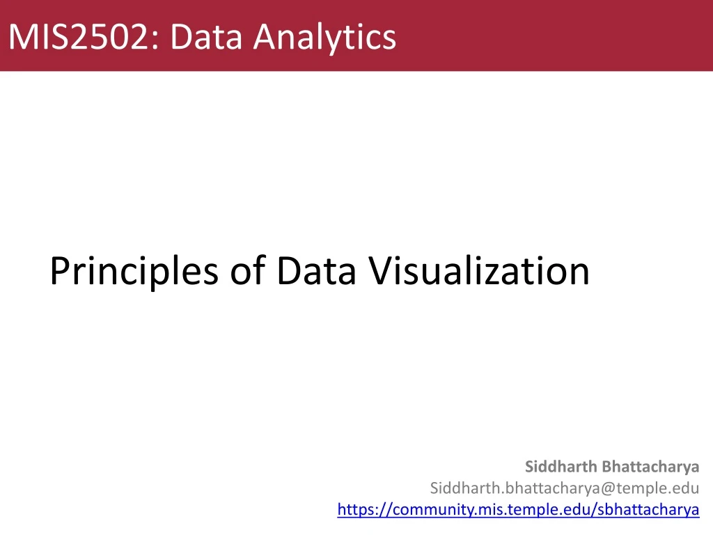 PPT - Principles of Data Visualization PowerPoint Presentation, free ...