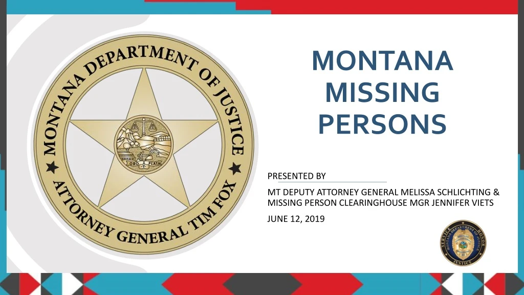 PPT Montana missing personS PowerPoint Presentation, free download