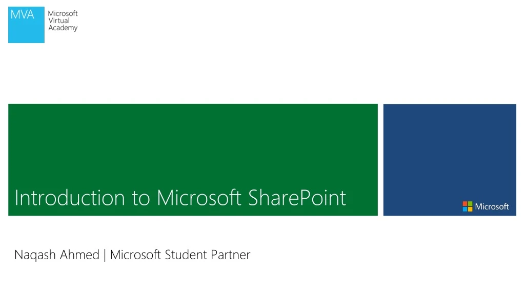 sharepoint introduction powerpoint presentation