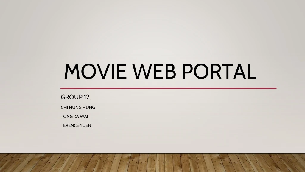 movie web portal n.