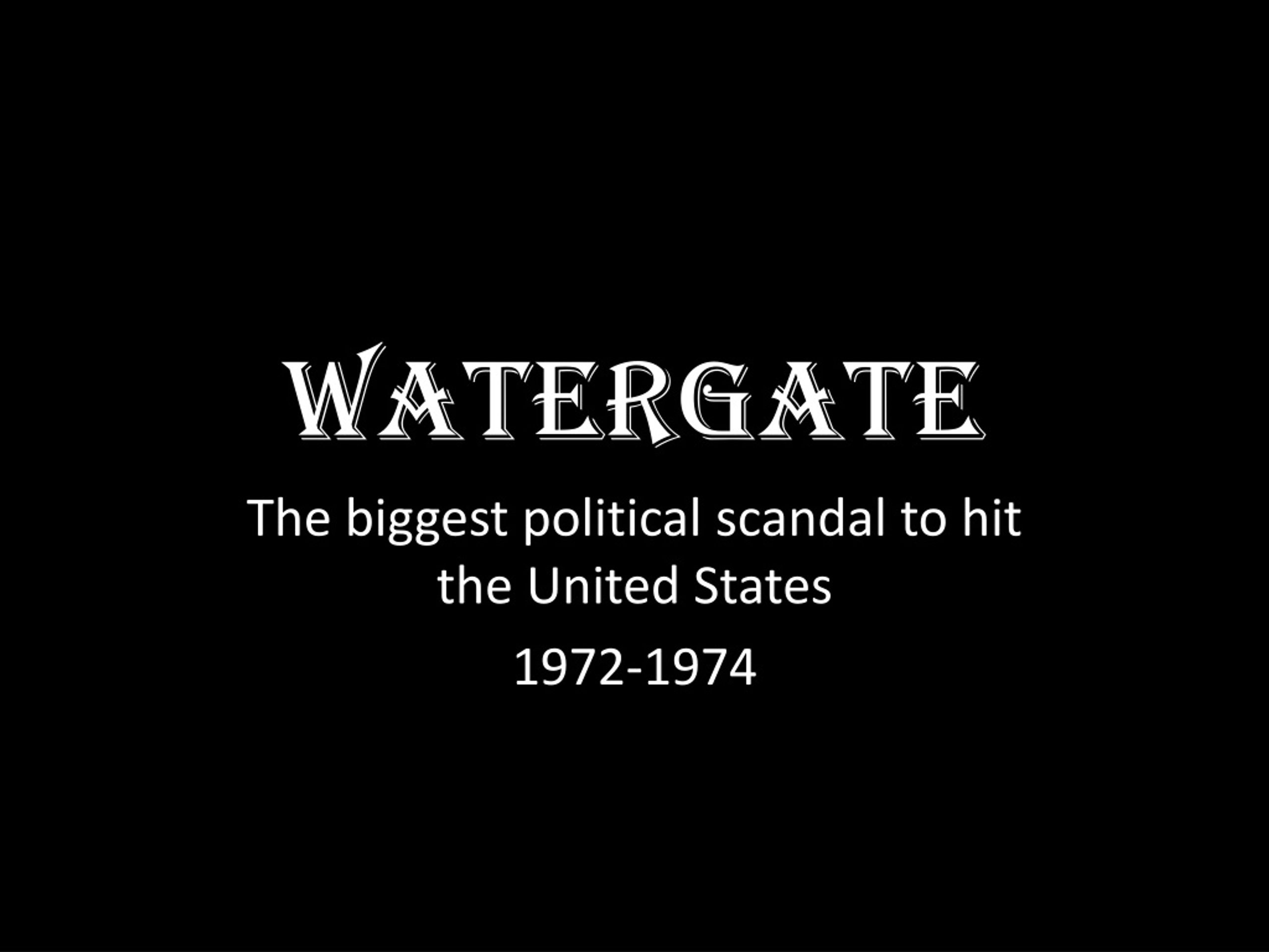 PPT Watergate PowerPoint Presentation, free download ID8899869