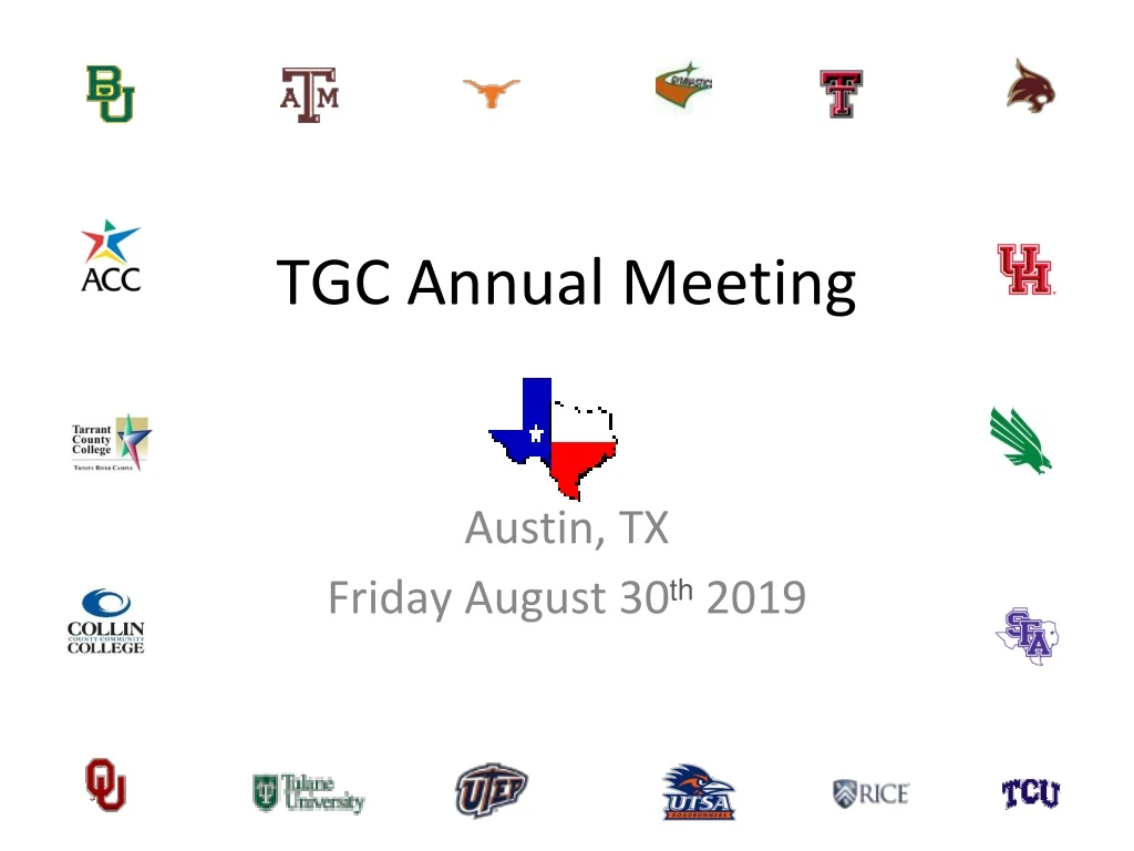 tgc annual meeting n.
