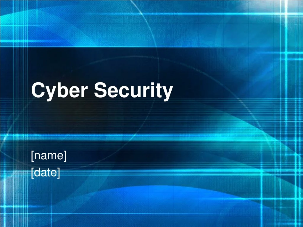 cyber security presentation 2023