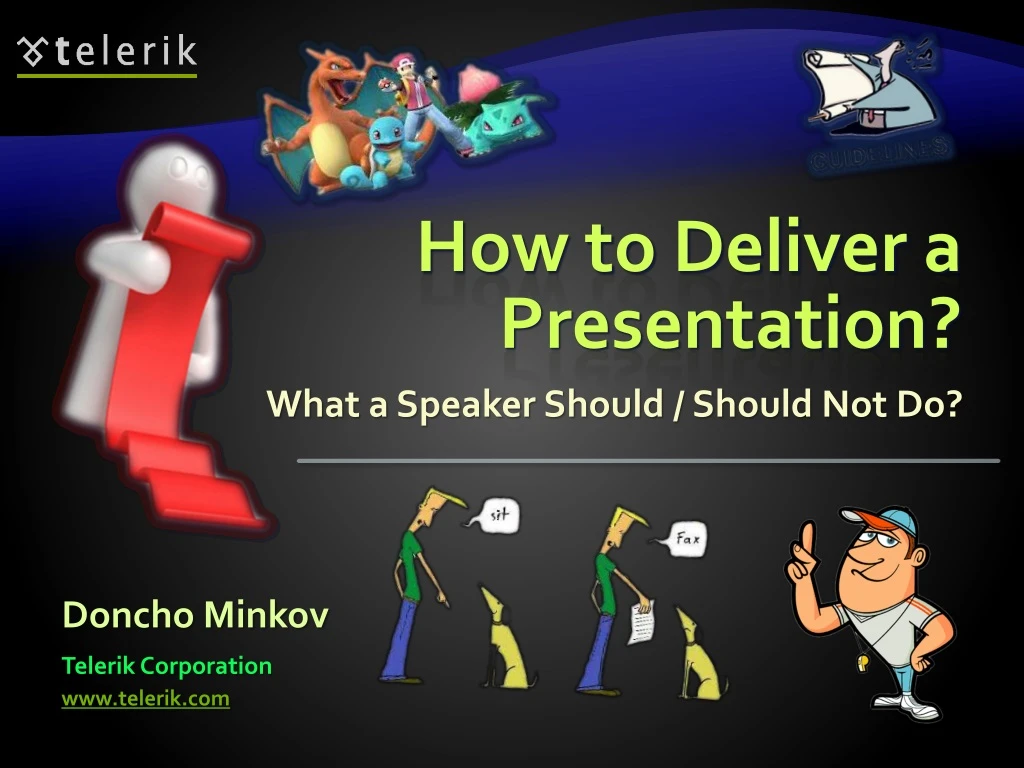 how to deliver a presentation ppt