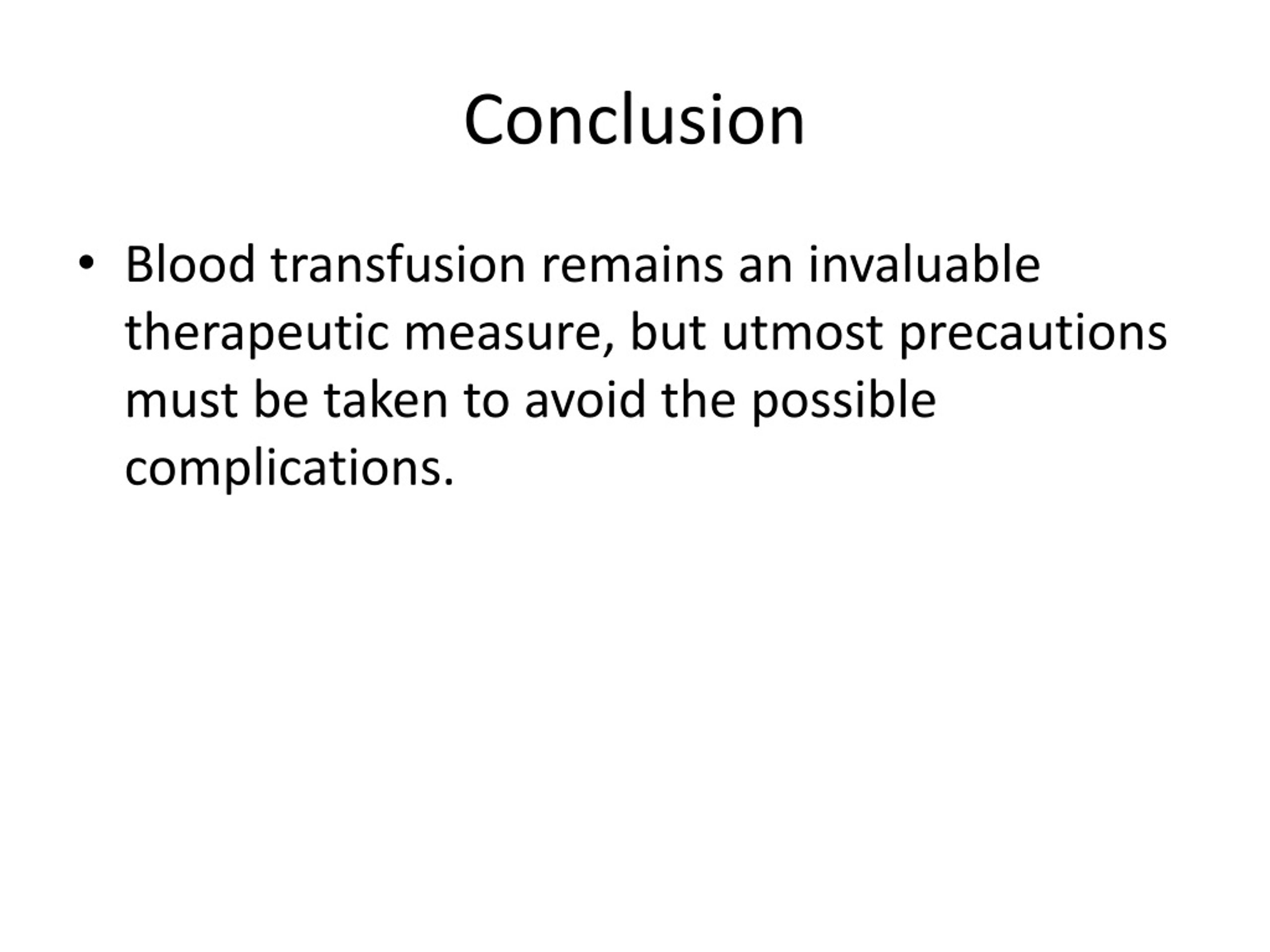 essay on blood transfusion