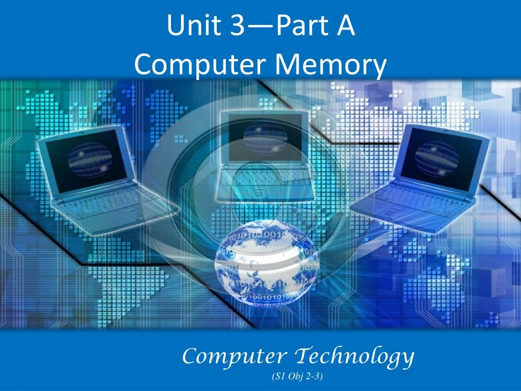 PPT - Unit 3—Part A Computer Memory PowerPoint Presentation, Free ...