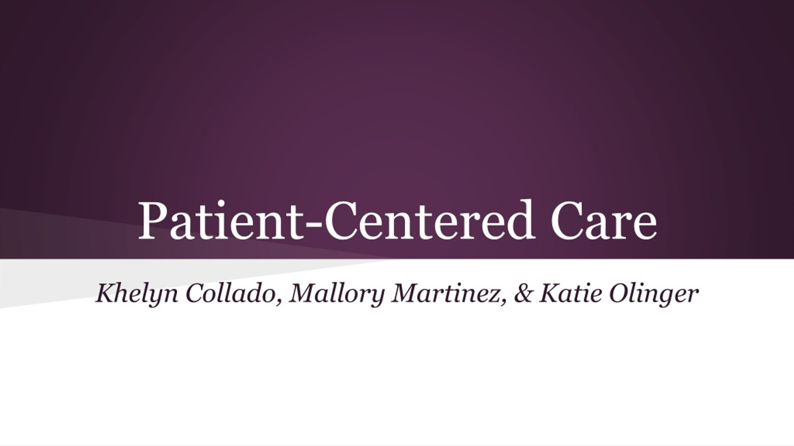 PPT - Patient-Centered Care PowerPoint Presentation, Free Download - ID ...