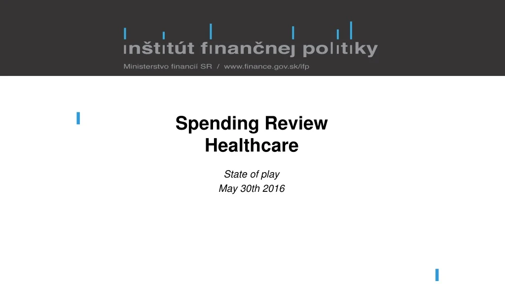 spending review healthcare n.