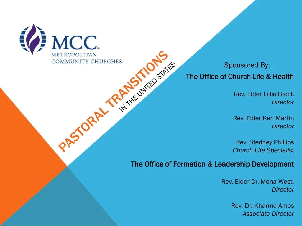 PPT - PASTORAL TRANSITIONS PowerPoint Presentation, Free Download - ID ...