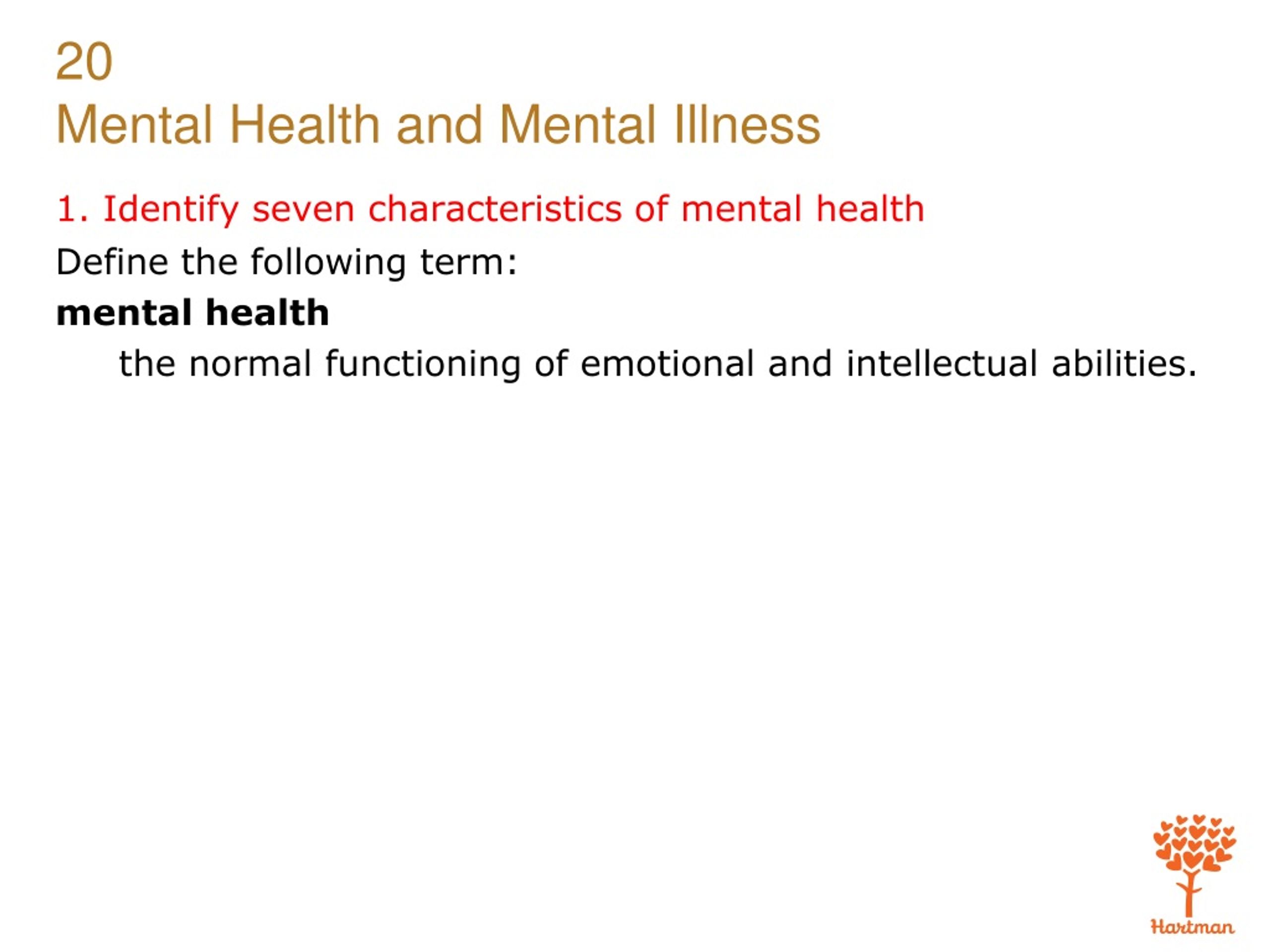 ppt-1-identify-seven-characteristics-of-mental-health-powerpoint