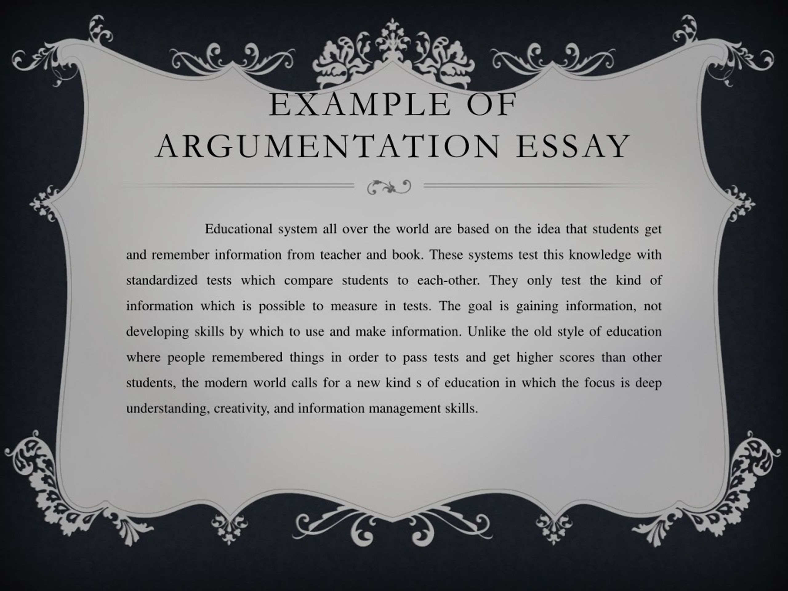 argumentation and persuasion essay