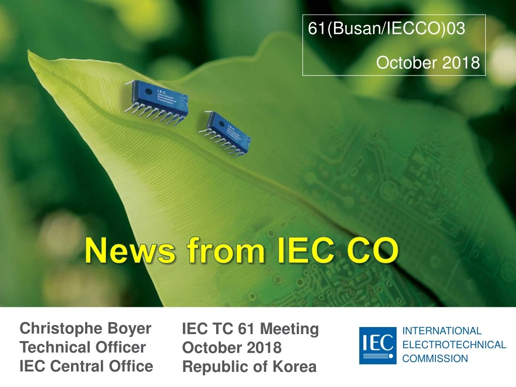 news from iec co n.