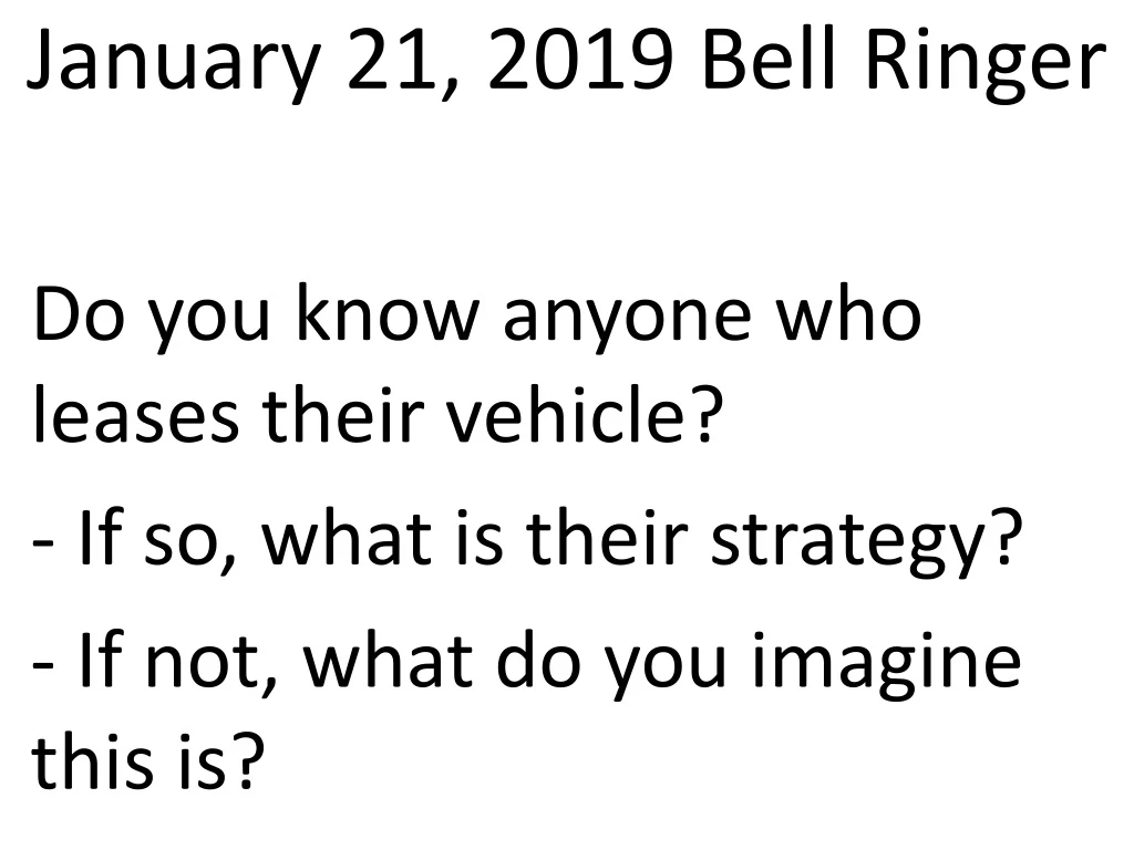 january 21 2019 bell ringer n.